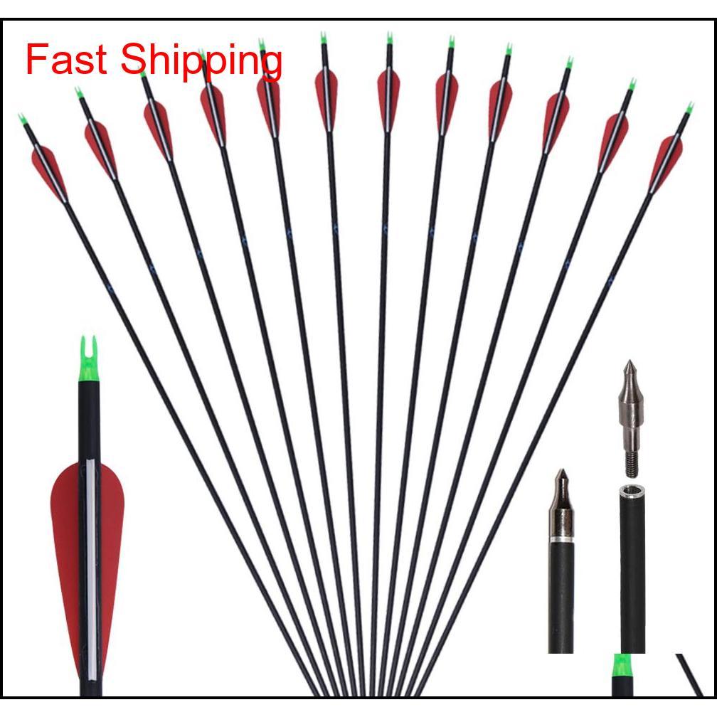31'' 7.8Mm Carbon Shaft Arrows With Field Points Replaceable Tips Plastic Vanes Huntingdoor Archery Outdoor Sports Hunting Shooting Oxlrr
31'' 7.8Mm Carbon Shaft Arrows With Field Points Replaceable Tips Plastic Vanes Huntingdoor Archery Outdoor Sports Hunting Shooting Oxlrr