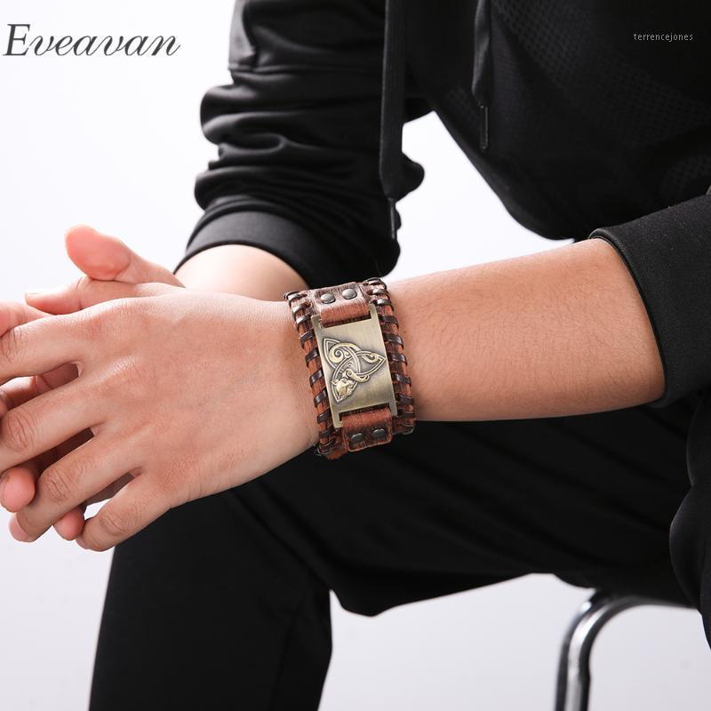 Charm Bracelets EUEAVAN 5pcs Viking Jewelry Smart Symbol Bracelet Celtics Knot Amulet Wide Black Brown Leather Bangles For Men1
Charm Bracelets EUEAVAN 5pcs Viking Jewelry Smart Symbol Bracelet Celtics Knot Amulet Wide Black Brown Leather Bangles For Men1