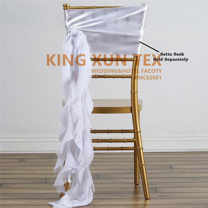 New Design 20x275cm Satin Chair Sash With Chiffon Ruffles Tie Bow Chiavari Chair Cover For Wedding Hotel Event Decoration1
New Design 20x275cm Satin Chair Sash With Chiffon Ruffles Tie Bow Chiavari Chair Cover For Wedding Hotel Event Decoration1