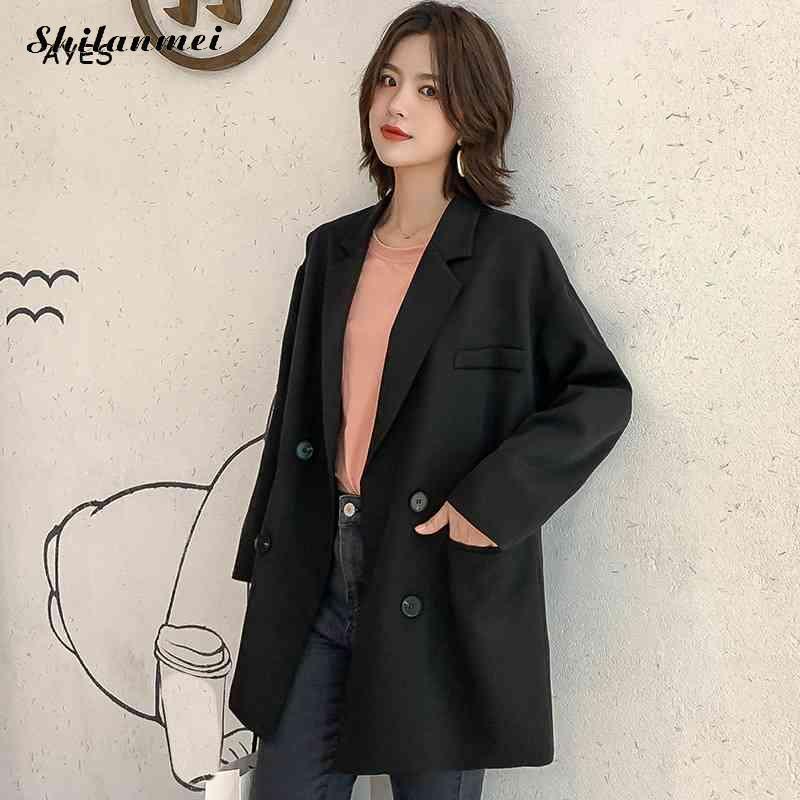 Korean Blazers Jacket Women Autumn Black Basic Jackets Office Lady Casual Blazers Suit Solid Gray Khaki Elegant Chaqueta Mujer
Korean Blazers Jacket Women Autumn Black Basic Jackets Office Lady Casual Blazers Suit Solid Gray Khaki Elegant Chaqueta Mujer