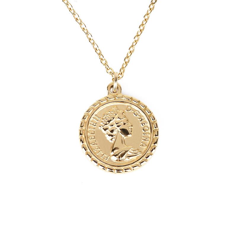 Jeroot Retro Gold Color Portrait Round Coin Pendant Minimalist Figure Face Long Chain Necklace For Women Gift Necklace
Jeroot Retro Gold Color Portrait Round Coin Pendant Minimalist Figure Face Long Chain Necklace For Women Gift Necklace