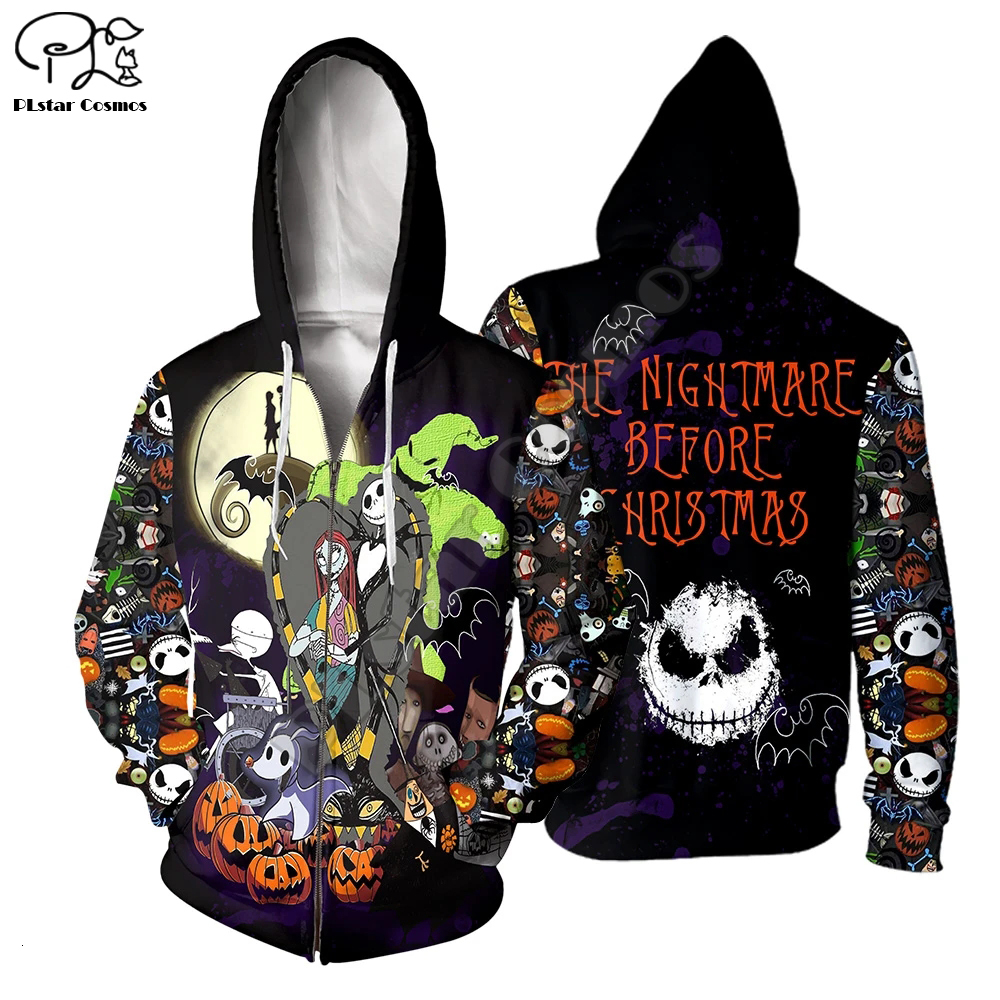 Cosmos Halloween Nightmare before Christmas jack skellington Horror 3D PLstar printed Men Women Hoodies Funny Pullover Harajuku, Black
Cosmos Halloween Nightmare before Christmas jack skellington Horror 3D PLstar printed Men Women Hoodies Funny Pullover Harajuku, Black