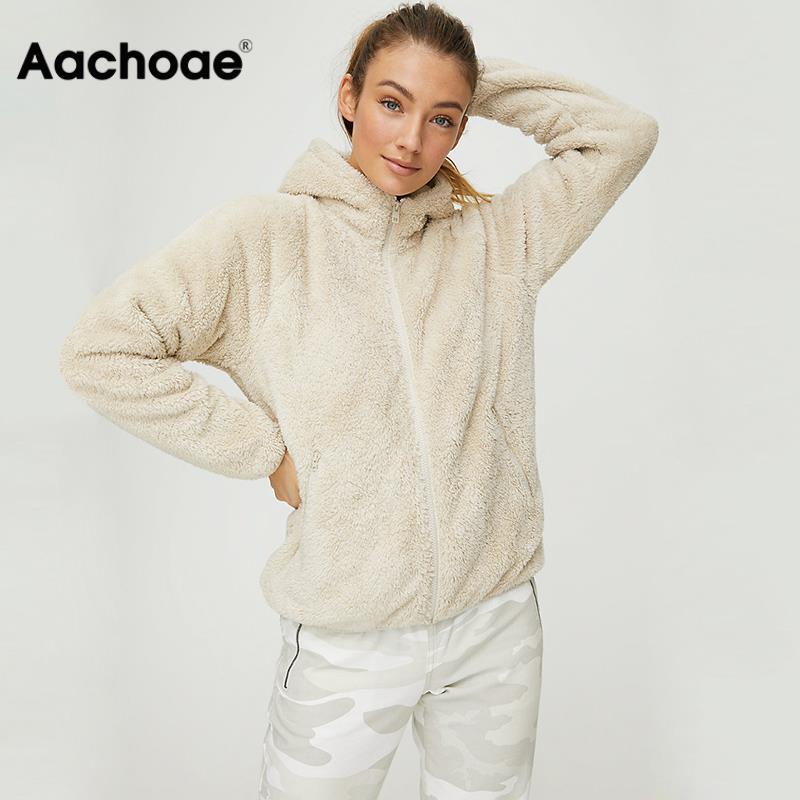Aachoae Faux Fur Coat Hooded Pockets Jackets Women Autumn Winter 2020 Casual Solid Long Sleeve Teddy Coat Fleece Zip Up Outwear, Apricot
Aachoae Faux Fur Coat Hooded Pockets Jackets Women Autumn Winter 2020 Casual Solid Long Sleeve Teddy Coat Fleece Zip Up Outwear, Apricot