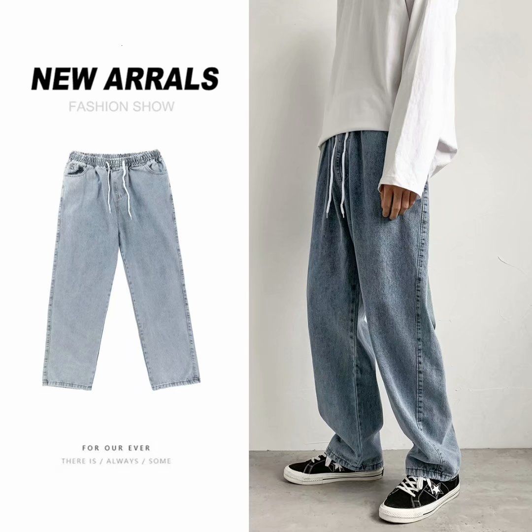 Men' Brim 2021 Pants Spring and Winter New Light Straight Through Rubbing Jeans Fashion Young Clothes 6HRQ, Light blue.
Men' Brim 2021 Pants Spring and Winter New Light Straight Through Rubbing Jeans Fashion Young Clothes 6HRQ, Light blue.