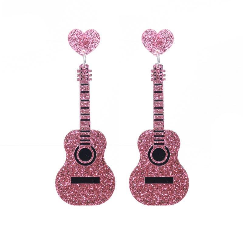 2020 New Geometric Tool Acrylic Guitar Earrings for Women Fashion Jewelry Accessories Pendant Shiny Heart Long Earring Oorbellen
2020 New Geometric Tool Acrylic Guitar Earrings for Women Fashion Jewelry Accessories Pendant Shiny Heart Long Earring Oorbellen
