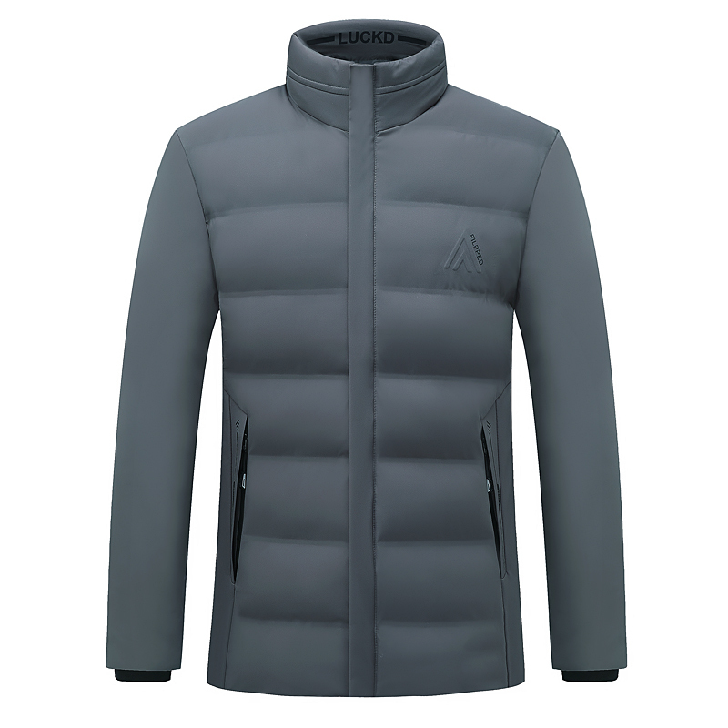 Warm Winter Men parka mid-Length 3 colors Windproof Jacket Outwear Coat Plus Size 4XL 201128