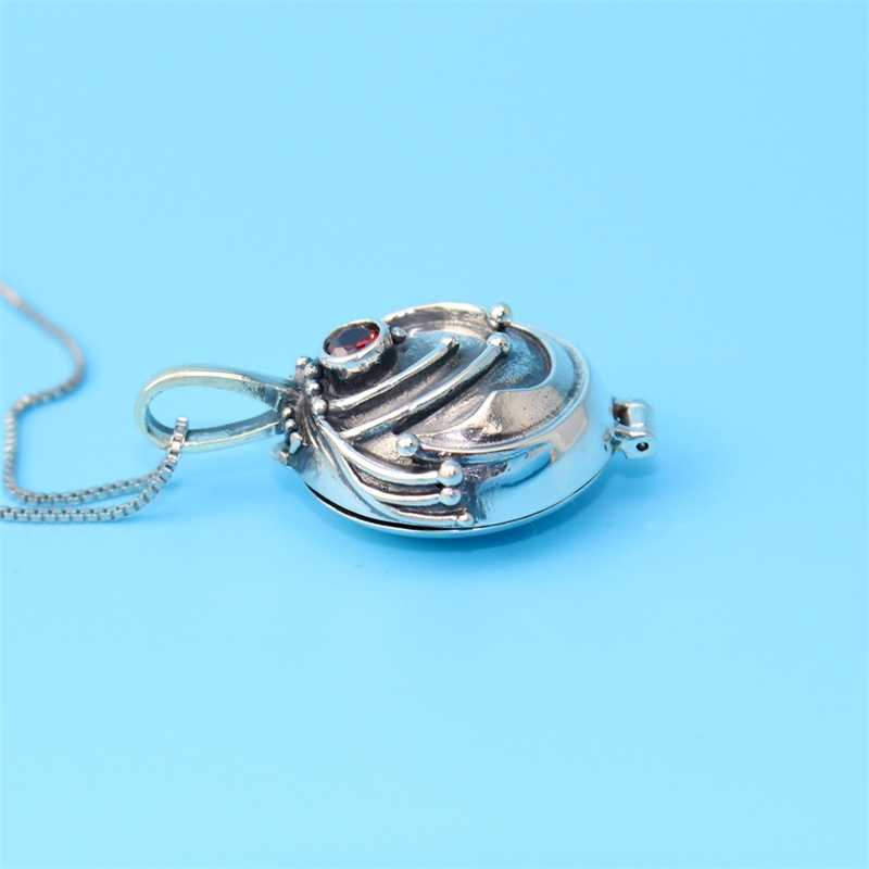 925 Sterling Sliver The Diaries Elena Pendant Necklace Retro Jewelry Fashion Moive 220119