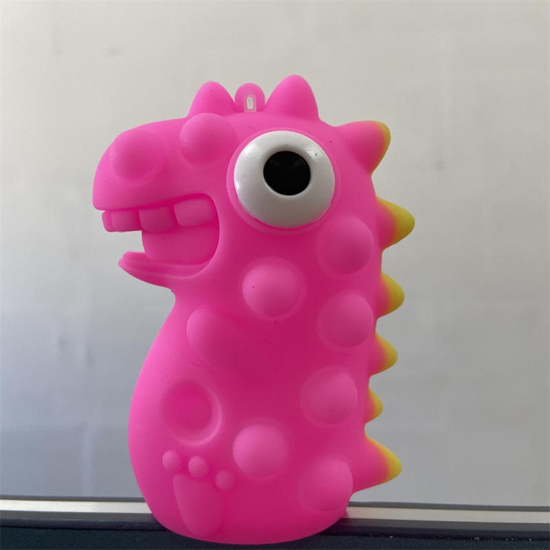 Fidget Toys Squishy Easter New Silicone 3D Spherical dinosaur press bubble ball fingertips decompression vent toy