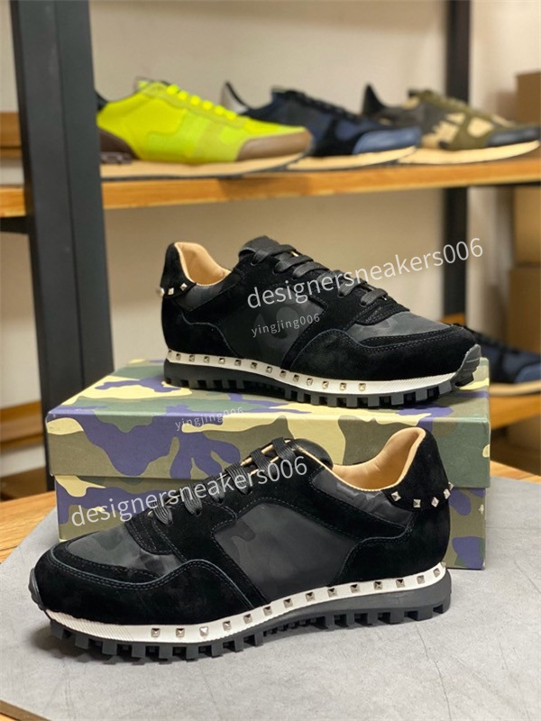 Luxury designer Top Quality Camouflage Casual Shoes studded Leather Suede Camo Rock runner Trainers Sneakers size38-45, 02
Luxury designer Top Quality Camouflage Casual Shoes studded Leather Suede Camo Rock runner Trainers Sneakers size38-45, 02