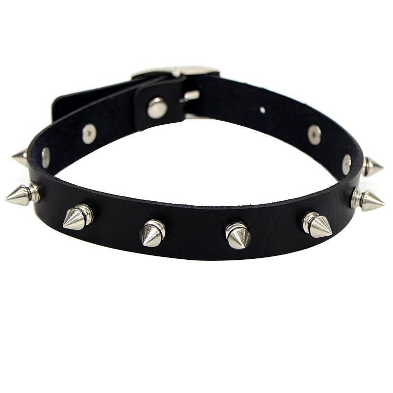 Gothic Metal spike choker goth pu leather necklaces punk choker necklace for women collar necklace men jewelry gift
Gothic Metal spike choker goth pu leather necklaces punk choker necklace for women collar necklace men jewelry gift