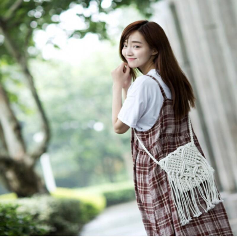 Cotton Rope Hollow Out Women Tassel Messenger Bag White Handmade Women's Handbag Straw Shoulder Bag For Women bolso mujer
Cotton Rope Hollow Out Women Tassel Messenger Bag White Handmade Women's Handbag Straw Shoulder Bag For Women bolso mujer