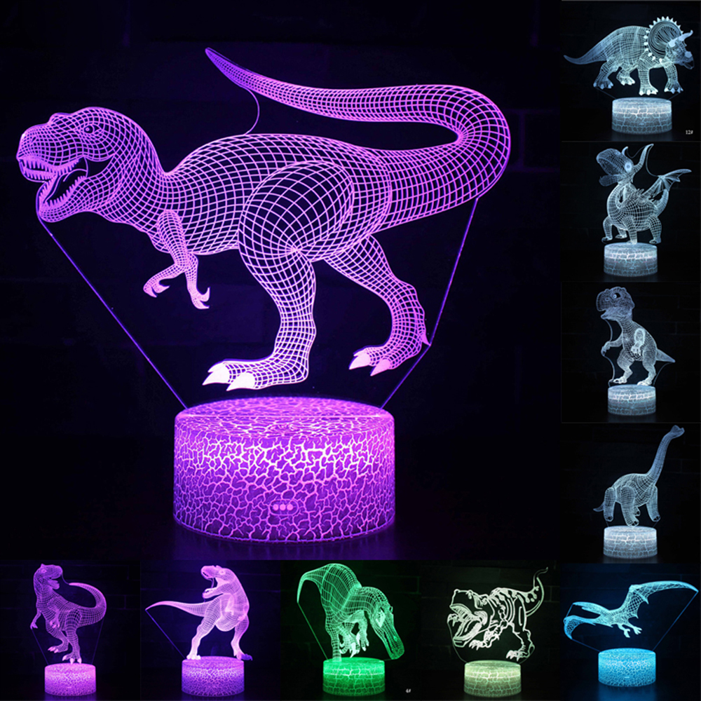 Dinosaur Series 16 Color 3D LED Night light Lamp Remote Control Table Lamps Toys Gift For kid Home Decoration 3D Night Light
Dinosaur Series 16 Color 3D LED Night light Lamp Remote Control Table Lamps Toys Gift For kid Home Decoration 3D Night Light