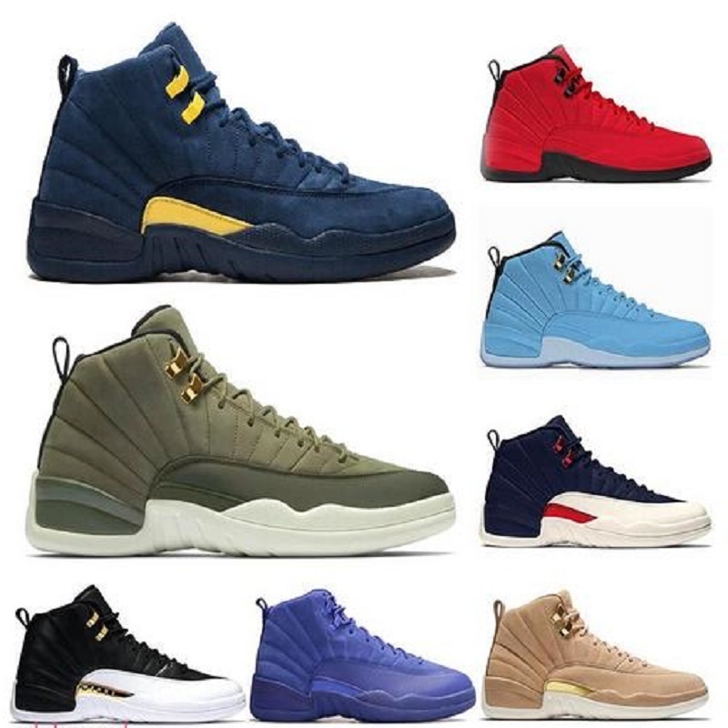 Cheap New mens womens XII mid high 12 12S BLACK BLUE RED Children basketball shoes sport shoe sneakers, Color 47
Cheap New mens womens XII mid high 12 12S BLACK BLUE RED Children basketball shoes sport shoe sneakers, Color 47