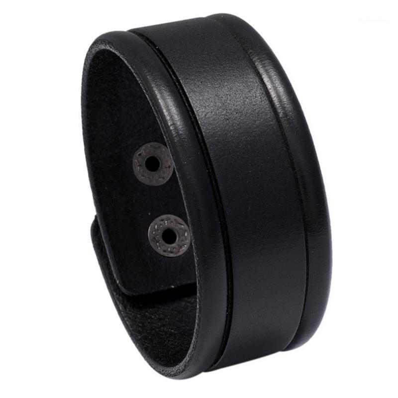 Fashion Punk Rock Black Brown Genuine Leather Vintage Casual Charms Bangle Biker Wristbands Unisex Simple Jewelry1
Fashion Punk Rock Black Brown Genuine Leather Vintage Casual Charms Bangle Biker Wristbands Unisex Simple Jewelry1