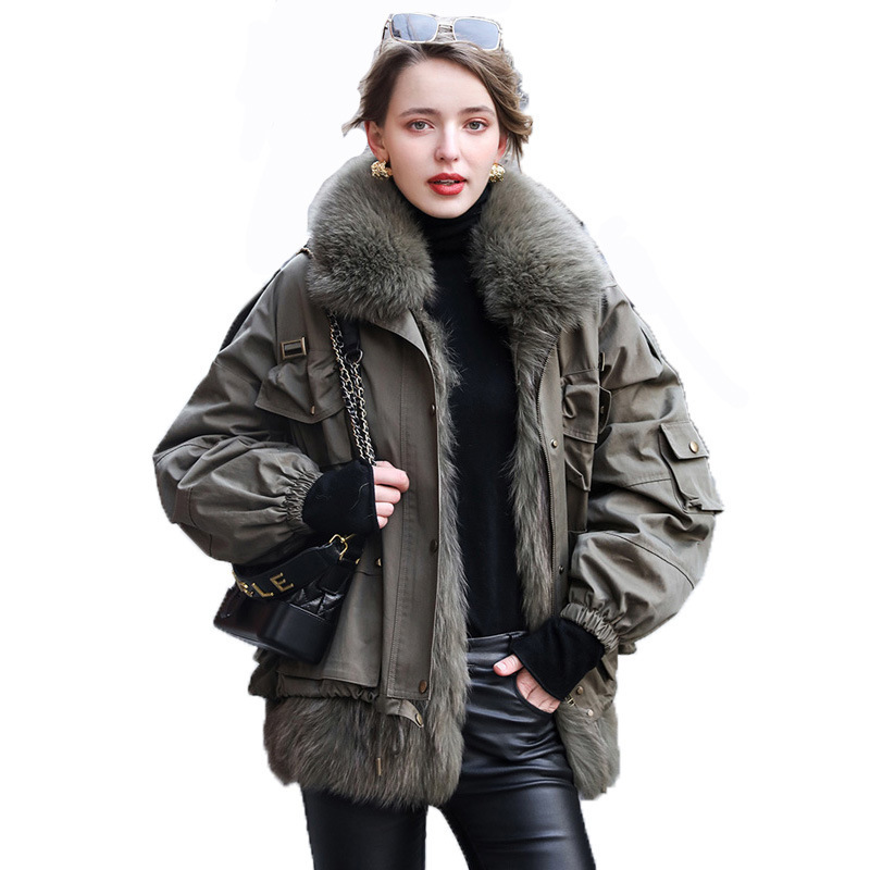 winter coats women women coats and jackets winter white fur coat autumn jacket women T200915