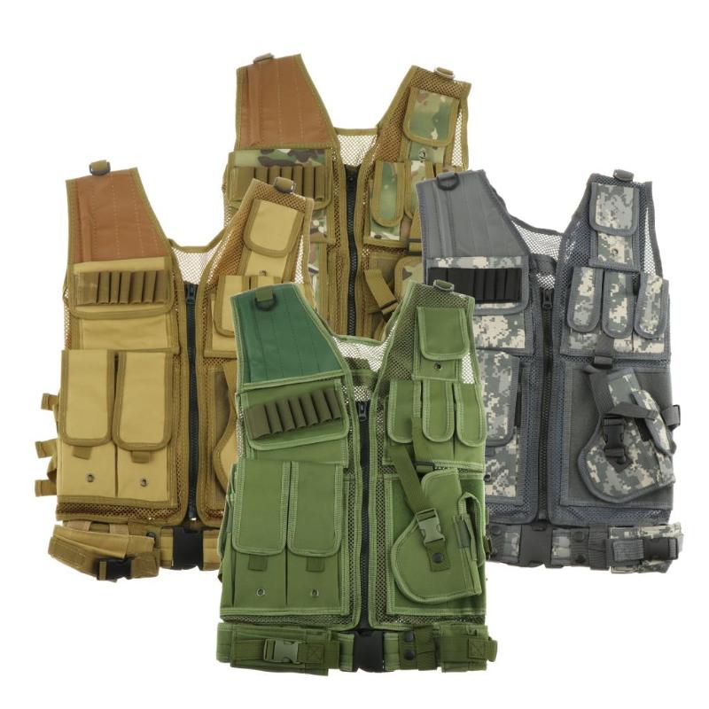 600D Tactical Vest Combat Assault Molle Attachment Rig Combat Training Vest Outdoor Hunting, Acu
600D Tactical Vest Combat Assault Molle Attachment Rig Combat Training Vest Outdoor Hunting, Acu