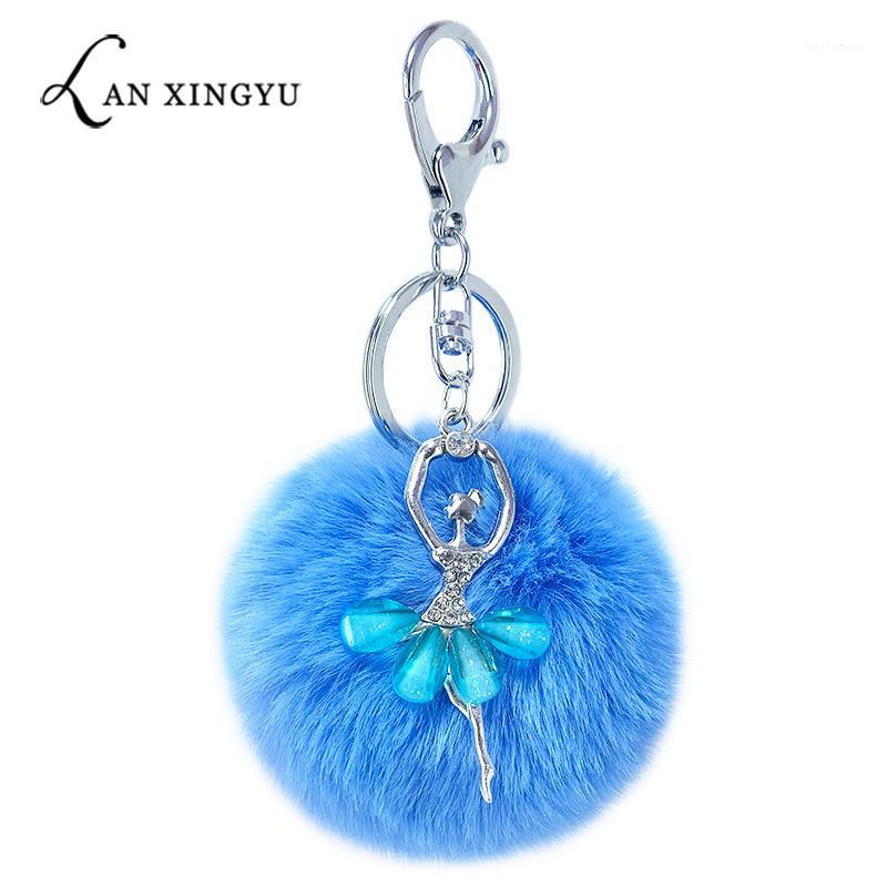 New Creative Alloy Ballet Girl Hairy Ball Keychain Girl Bag Dancing Plush Pendant Car Alloy Key chain Small Gift1
New Creative Alloy Ballet Girl Hairy Ball Keychain Girl Bag Dancing Plush Pendant Car Alloy Key chain Small Gift1