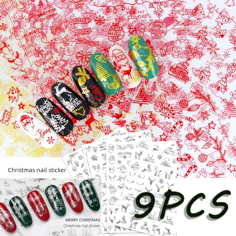 New 3D Christmas Nail sticker Nail Decals Beautiful Stylish Sticker Art Accessory-u W
New 3D Christmas Nail sticker Nail Decals Beautiful Stylish Sticker Art Accessory-u W
