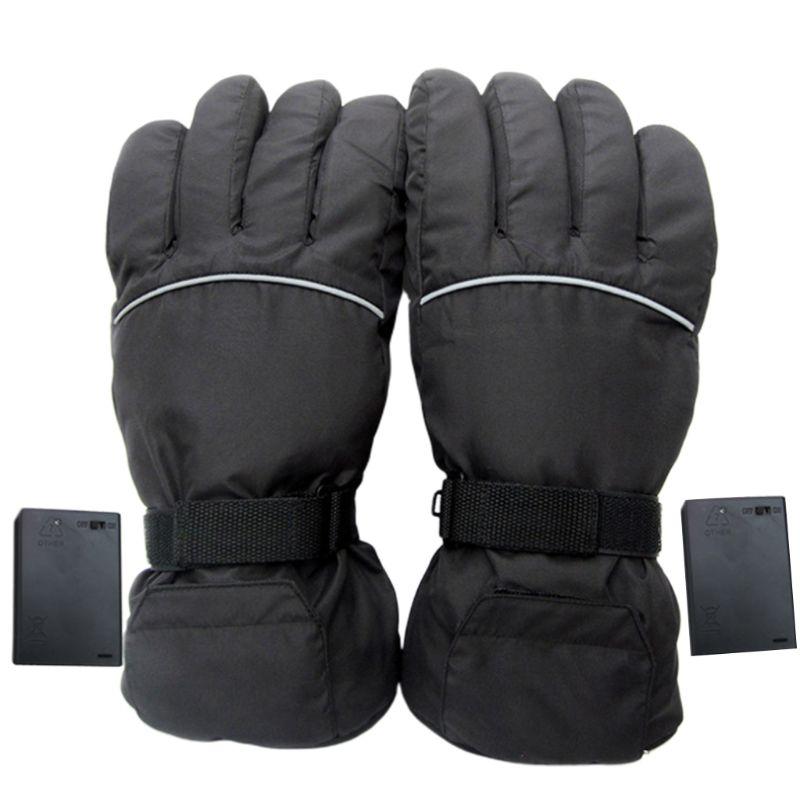 Men Women Electric Heated Gloves Battery Powered Waterproof Thermal Motorcycle Snow Ski Riding Sport Mitterns Winter Warmer, Black
Men Women Electric Heated Gloves Battery Powered Waterproof Thermal Motorcycle Snow Ski Riding Sport Mitterns Winter Warmer, Black