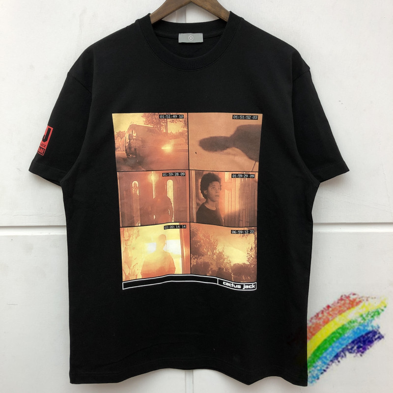 Printing T shirt Men Women Top Tees T-shirts Black White 2021ss
