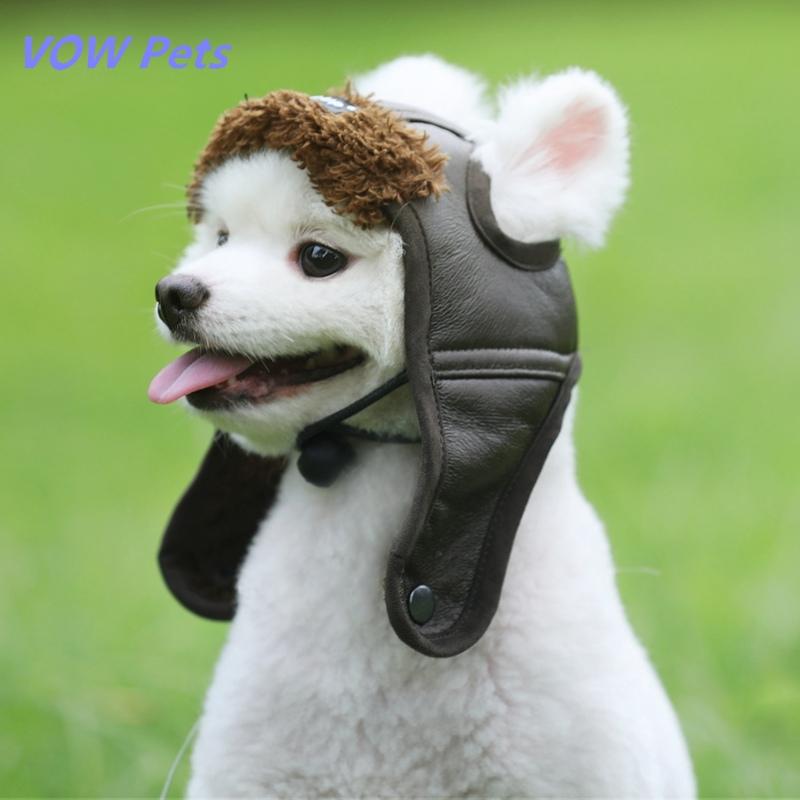 VOW Pets Warm Dog Pilot Hat Leather Pet Dog Cap For Large Puppy Dogs Hats Funny Cosplay Pet Hat Christmas Gift For, Black
VOW Pets Warm Dog Pilot Hat Leather Pet Dog Cap For Large Puppy Dogs Hats Funny Cosplay Pet Hat Christmas Gift For, Black