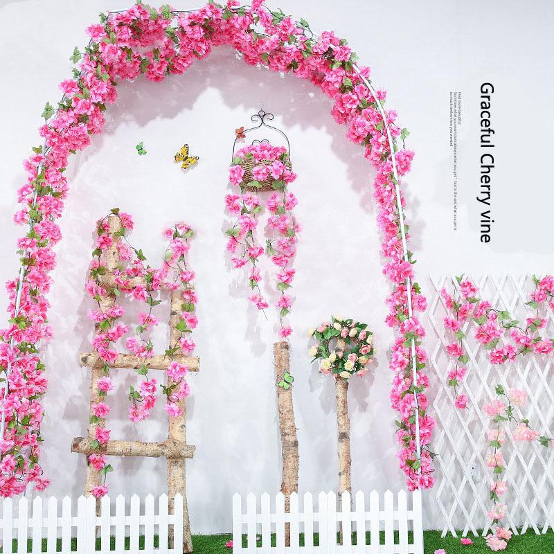 SPR Cherry blossom Wisteria Garland Hanging Flower bouquet Wedding Ceremony Decor Silk Wisteria Vine Wedding Arch Floral Decor, Pink
SPR Cherry blossom Wisteria Garland Hanging Flower bouquet Wedding Ceremony Decor Silk Wisteria Vine Wedding Arch Floral Decor, Pink