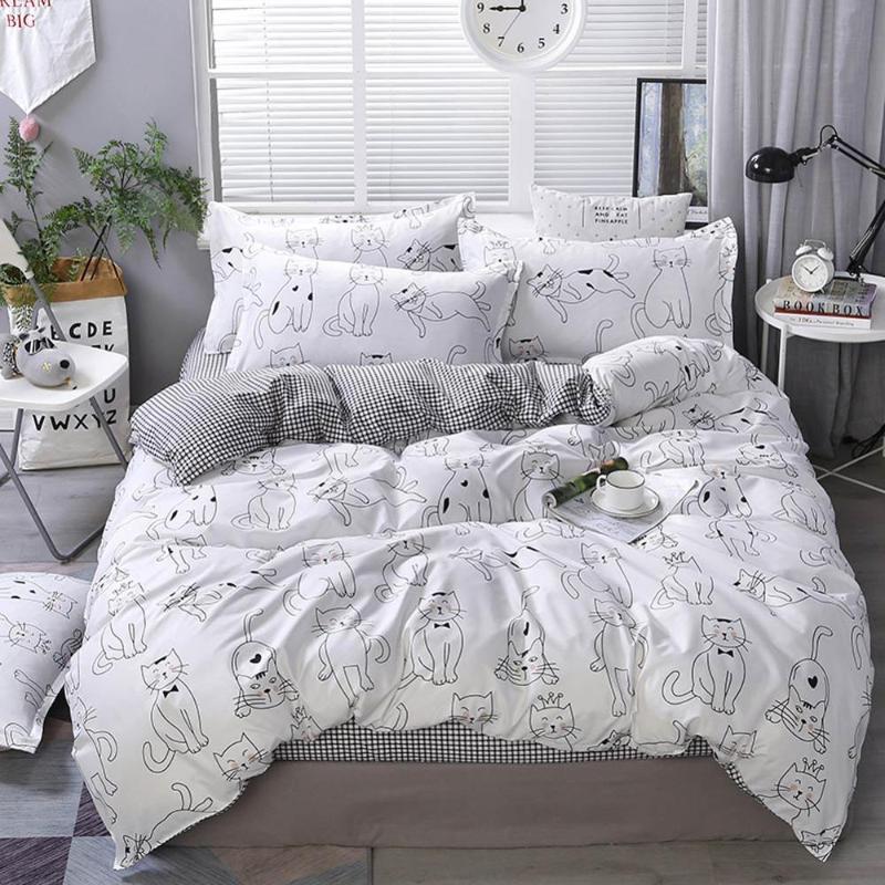 2020 Cartoon Cats INS Bedding Sets Microfiber Brush Polyester Bedlinens Full Queen King Duvet Cover Set Pillowcases, 20193605
2020 Cartoon Cats INS Bedding Sets Microfiber Brush Polyester Bedlinens Full Queen King Duvet Cover Set Pillowcases, 20193605