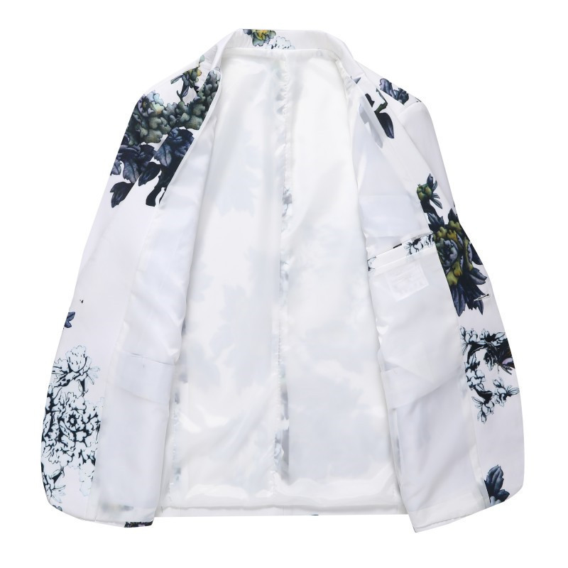 (Jacket + trousers) New style wedding Flower color suit men,blazer men, high quality business suits,men's Dress suits 201105