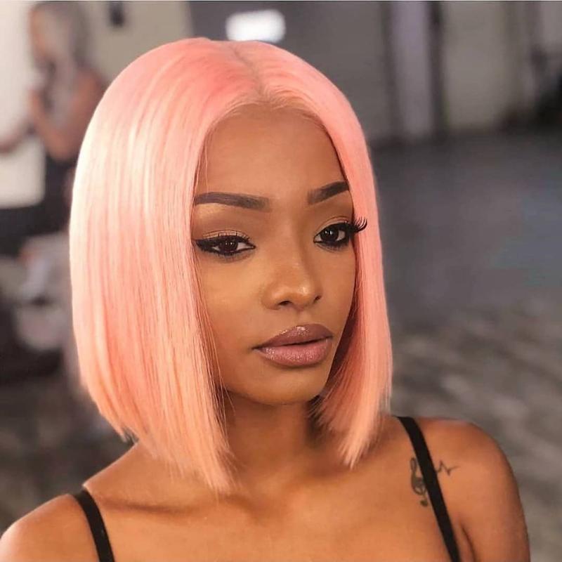 Bob Wig Lace Front Human Hair Wigs For Women Human Hair Wigs Straight Lace Front Wig With Transparent, Pink
Bob Wig Lace Front Human Hair Wigs For Women Human Hair Wigs Straight Lace Front Wig With Transparent, Pink