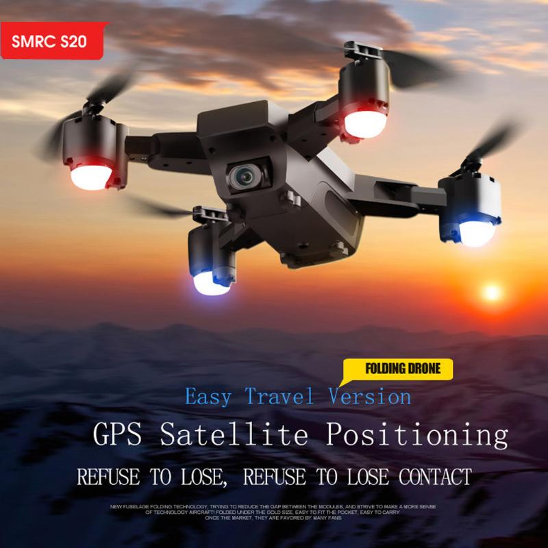 SMRC S20 1080P 120°Wide-Angle Wifi FPV 2.4G GPS RC Toy Quadcopter Foldable Drone RC Helicopters Aircraft Quadrocopter Toys
SMRC S20 1080P 120°Wide-Angle Wifi FPV 2.4G GPS RC Toy Quadcopter Foldable Drone RC Helicopters Aircraft Quadrocopter Toys