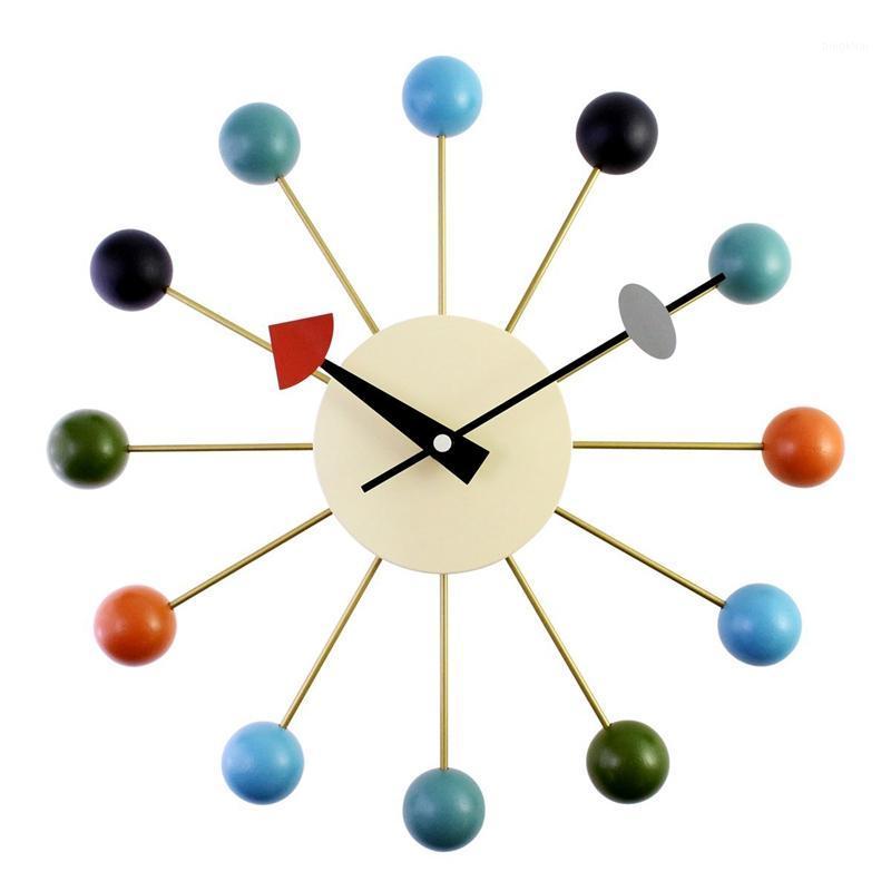New Simple Colorful Ball Modern Clock Art Simulation Sport Decorative Candy Wall Clock Mixed Color Metal + Solid Wood Ball1
New Simple Colorful Ball Modern Clock Art Simulation Sport Decorative Candy Wall Clock Mixed Color Metal + Solid Wood Ball1