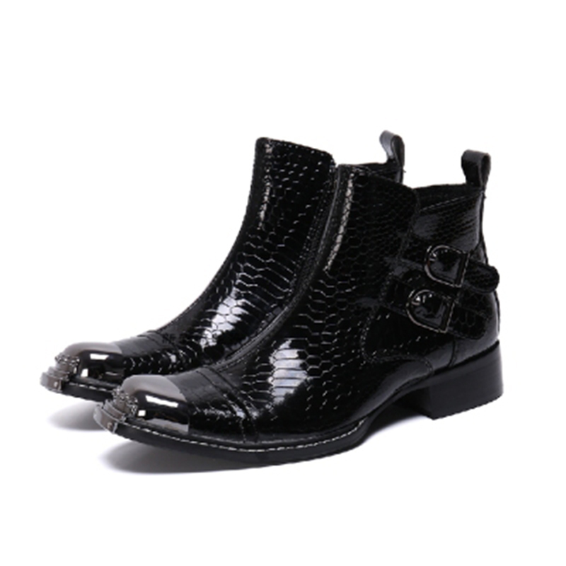 2020 Vintage Leather Buckle Belts Anke Boots Men Steel Toe Zapatillas Safty Shoes Bdzz, The picture
2020 Vintage Leather Buckle Belts Anke Boots Men Steel Toe Zapatillas Safty Shoes Bdzz, The picture