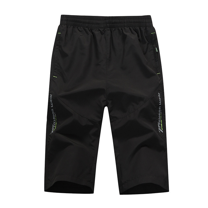 Long Shorts Men Board Quick Dry Zipper Pockets Elastane Bermuda Male Thin Lightweight Stretch Capri Elastic Mens Shorts Summer Y200403
