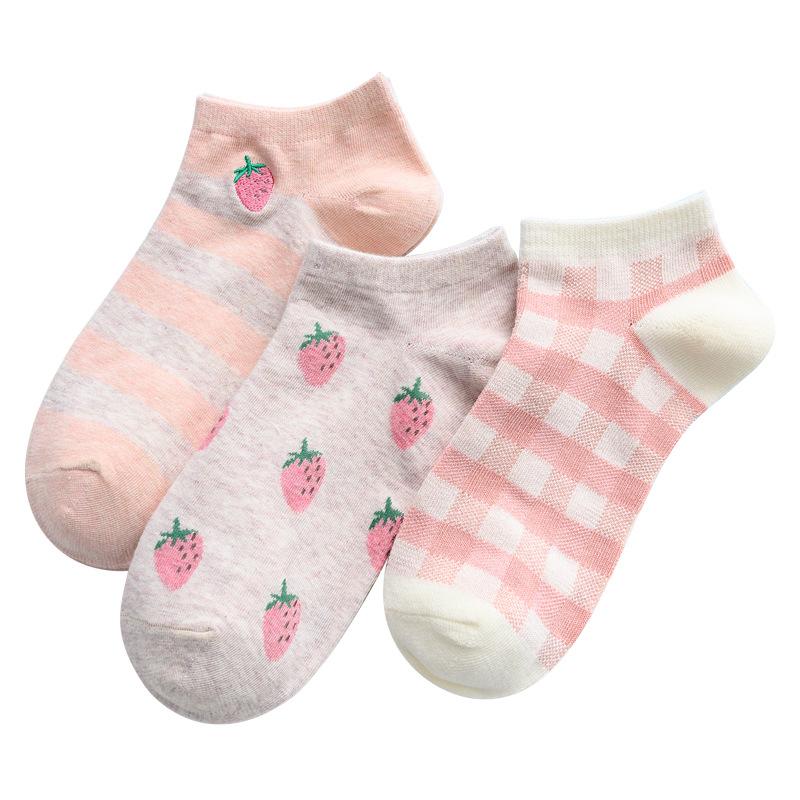 3 Pairs Caramella Spring-Summer New Socks Strawberry Animal Socks Female Combination Low-Cut Invisible Ankle Free Ship, 516043
3 Pairs Caramella Spring-Summer New Socks Strawberry Animal Socks Female Combination Low-Cut Invisible Ankle Free Ship, 516043