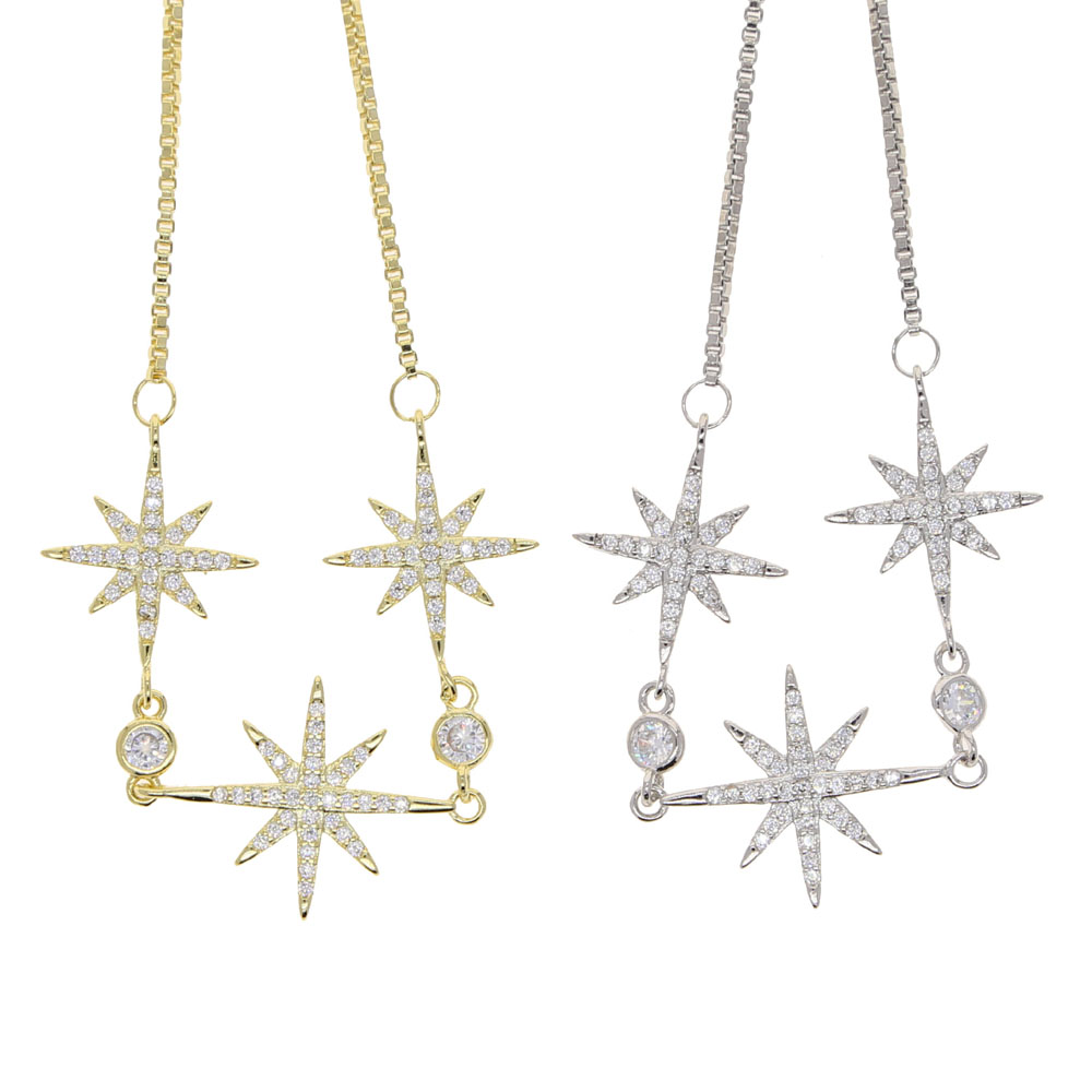 2020 Luxury Fashion Cubic Zirconia Stone Adjust Charm Bracelet for Women Exquisite Gold Silver Color Chain Cuff Bracelet Girl Jewelry Gift