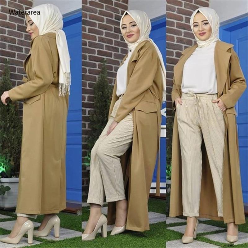 2020 New Women Solid Color Turn-Down Collar Full Sleeve Double-Breasted Long Trench With Belt Robe Office Lady Trench 1783, Gray
2020 New Women Solid Color Turn-Down Collar Full Sleeve Double-Breasted Long Trench With Belt Robe Office Lady Trench 1783, Gray