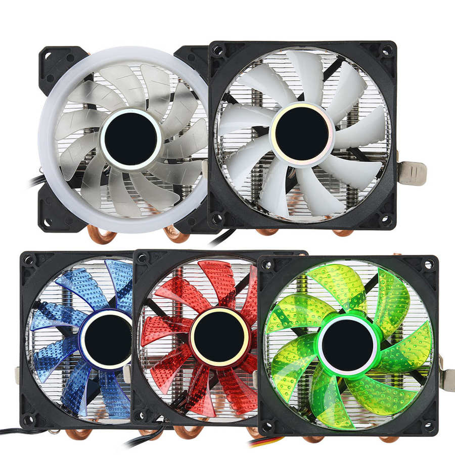 CPU Cooler 3-Pin Connector PC Accessory with Light 2-Brass-Pipe for AMD 775 / 1155 / 1366 Ne'w
CPU Cooler 3-Pin Connector PC Accessory with Light 2-Brass-Pipe for AMD 775 / 1155 / 1366 Ne'w