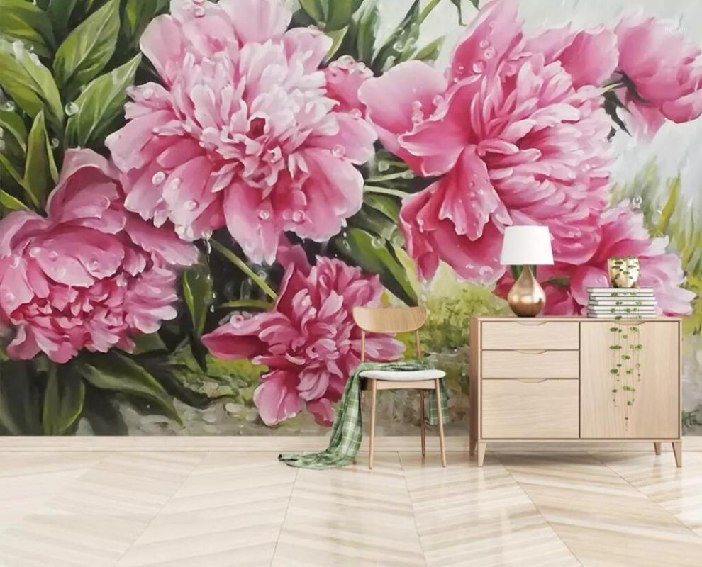 CJSIR Custom Wallpaper Nordic Hand-painted Peony Flower Bedroom Sofa Background Wall Murals Home Decoration 3d Wallpaper Decor1, As the pictures
CJSIR Custom Wallpaper Nordic Hand-painted Peony Flower Bedroom Sofa Background Wall Murals Home Decoration 3d Wallpaper Decor1, As the pictures