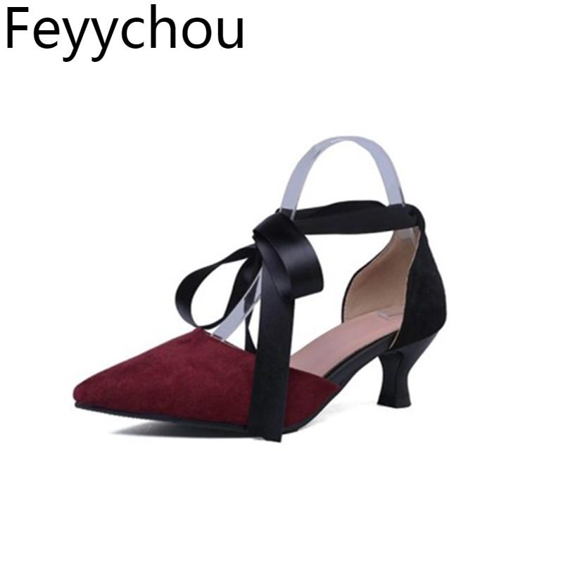Women Pumps High Heels Mixed-colors Spring Autumn Flock Pointed Toe Lace Up Thin Heel 2021 New Sexy Fashion Black Big Size34-43
Women Pumps High Heels Mixed-colors Spring Autumn Flock Pointed Toe Lace Up Thin Heel 2021 New Sexy Fashion Black Big Size34-43
