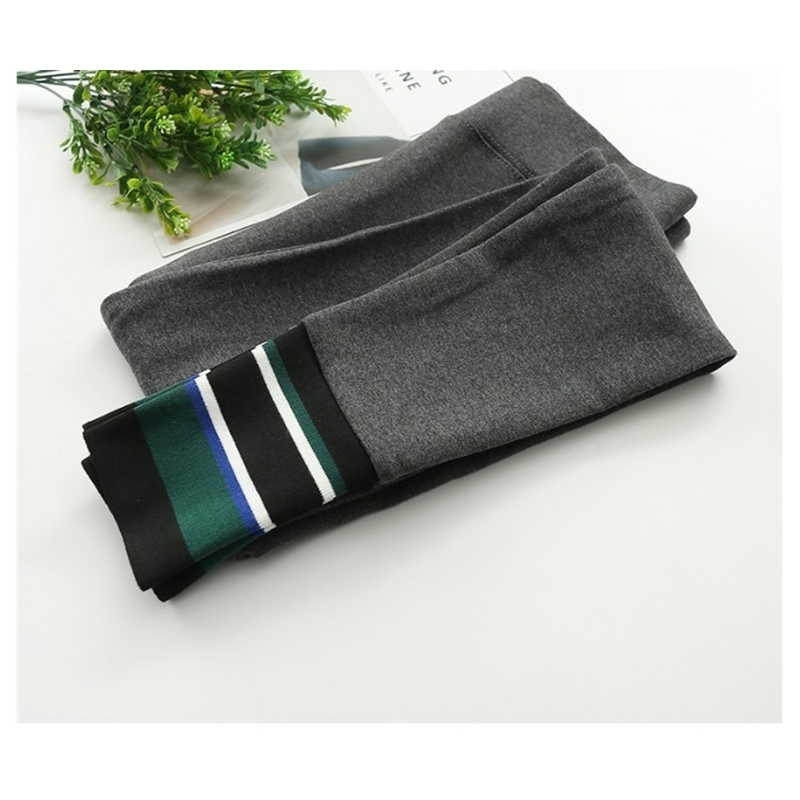 Autumn Harajuku Stripes Stitching Stretch Leggings fitness Feminina Winter Elasticity Fitness Legging Stretchy Trousers 201103