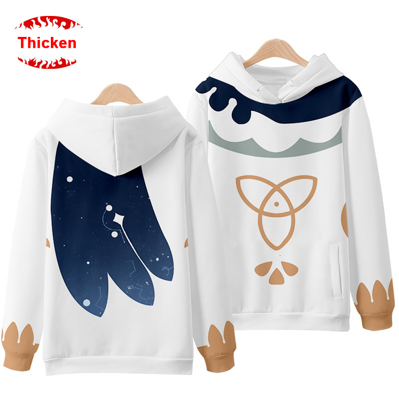 2021 New 3d Printed Hooded Sweatshirt for Game Genshin Impact Paimon Fleece Hoodies Cosplay Thicken Top Coat Fashion 8jn4
2021 New 3d Printed Hooded Sweatshirt for Game Genshin Impact Paimon Fleece Hoodies Cosplay Thicken Top Coat Fashion 8jn4