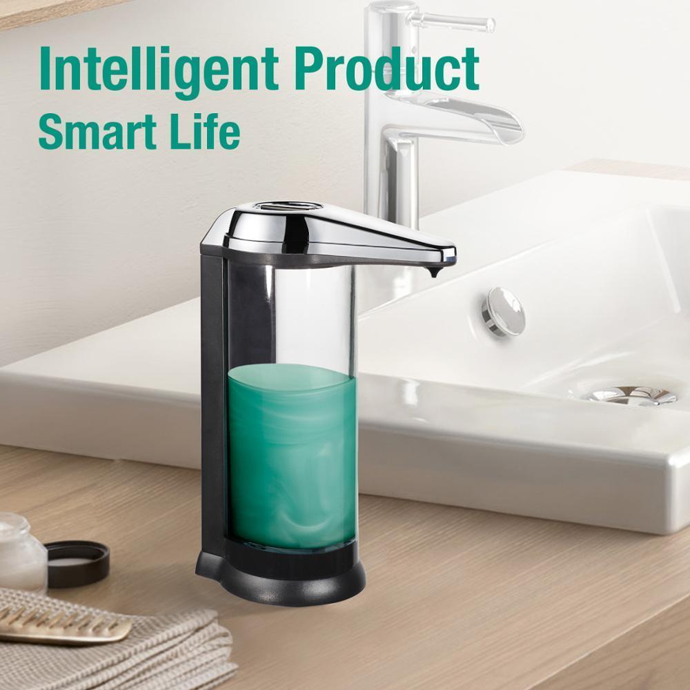 Automatic Touchless Dispenser, Wall-Mounted Smart Pump for Kitchen and Bathroom, Multifunctional Liquid Soap Dispenser (Y200407)