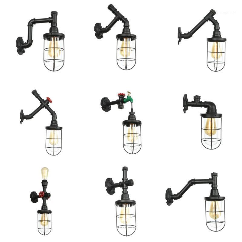 Retro Industrial Wall Lamp Steam punk Iron Light E27 Vintage Water pipe lamps Home Indoor Sconce lights Bar Arts Decoration1
Retro Industrial Wall Lamp Steam punk Iron Light E27 Vintage Water pipe lamps Home Indoor Sconce lights Bar Arts Decoration1