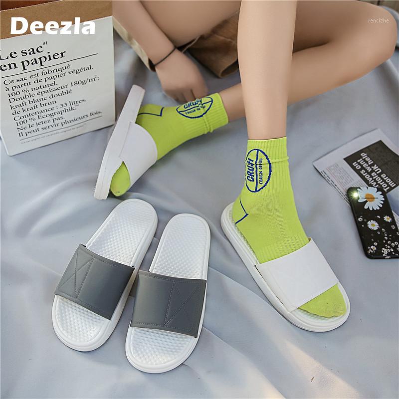 Summer Couple Flat Slippers Indoor Home flip flops Anti Skid Female Bath Slides plus size Men Casual Beach sandals 35-45 DEEZLA1, White
Summer Couple Flat Slippers Indoor Home flip flops Anti Skid Female Bath Slides plus size Men Casual Beach sandals 35-45 DEEZLA1, White