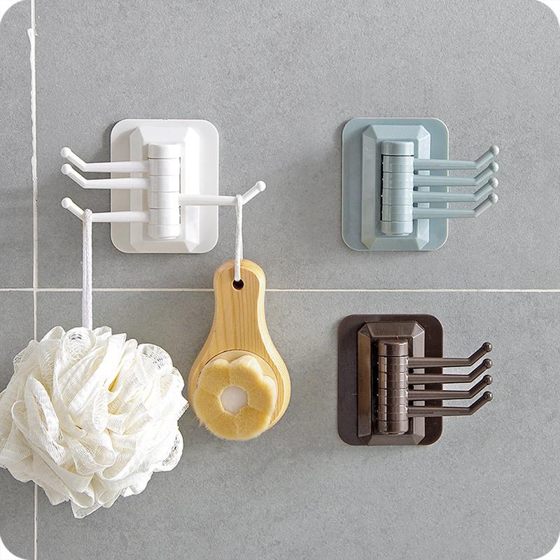 Bathroom Kitchen Wall Mounted Plastic Rotating Hooks 4 in 1 Adhesive Hook Wall Hooks Hanger Bathroom Towel Hook
Bathroom Kitchen Wall Mounted Plastic Rotating Hooks 4 in 1 Adhesive Hook Wall Hooks Hanger Bathroom Towel Hook