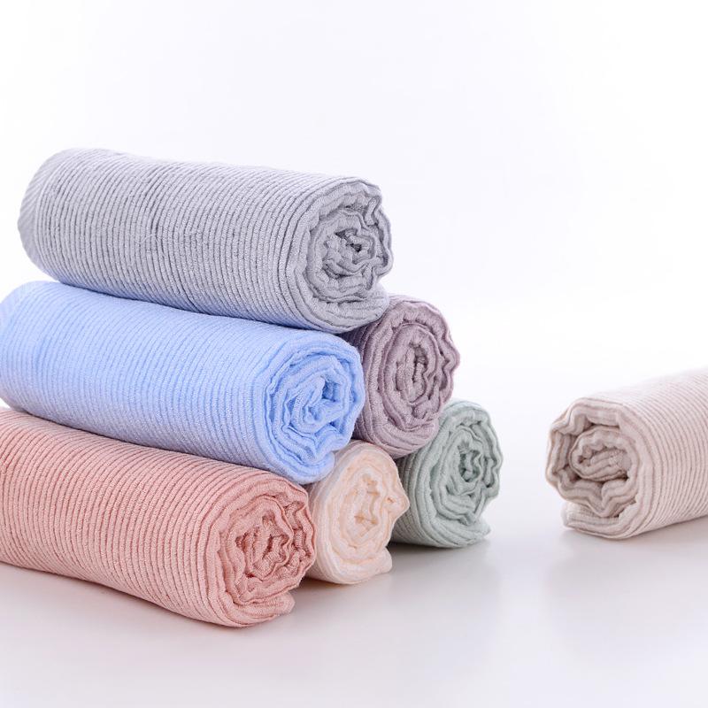 Towel Striped Bamboo Fiber Thicken Breathable Soft Gift, Pink 
Towel Striped Bamboo Fiber Thicken Breathable Soft Gift, Pink