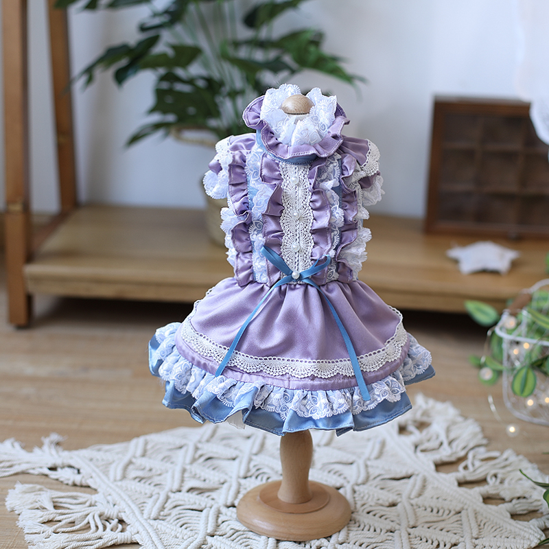 Free Shipping Handmade Dog Clothes Dog Dress Pet Maid Outfit More Lace Skirt Adorable Cats Puppy Yorkie Poodle, Purple
Free Shipping Handmade Dog Clothes Dog Dress Pet Maid Outfit More Lace Skirt Adorable Cats Puppy Yorkie Poodle, Purple