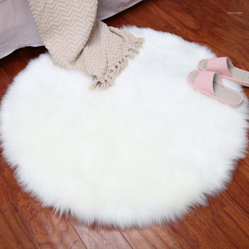 Shaggy Carpet Wool Faux Fluffy Mat Artificial Sheepskin Hairy Mat Round Rug NO Lint Carpet For Bedroom Living Room Decor 30*30CM1, White yellow tip
Shaggy Carpet Wool Faux Fluffy Mat Artificial Sheepskin Hairy Mat Round Rug NO Lint Carpet For Bedroom Living Room Decor 30*30CM1, White yellow tip