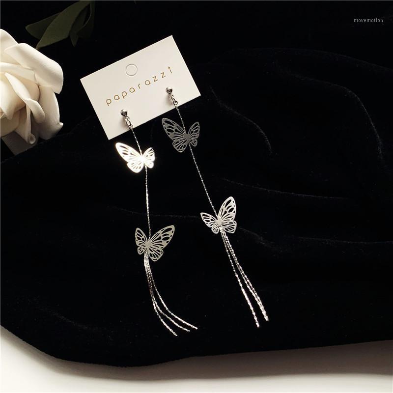 Super Fairy Butterfly Earrings Temperament Web Celebrity Long Tassel Earrings Female Jewelry Gifts Korea Women Water Drop Metal1
Super Fairy Butterfly Earrings Temperament Web Celebrity Long Tassel Earrings Female Jewelry Gifts Korea Women Water Drop Metal1
