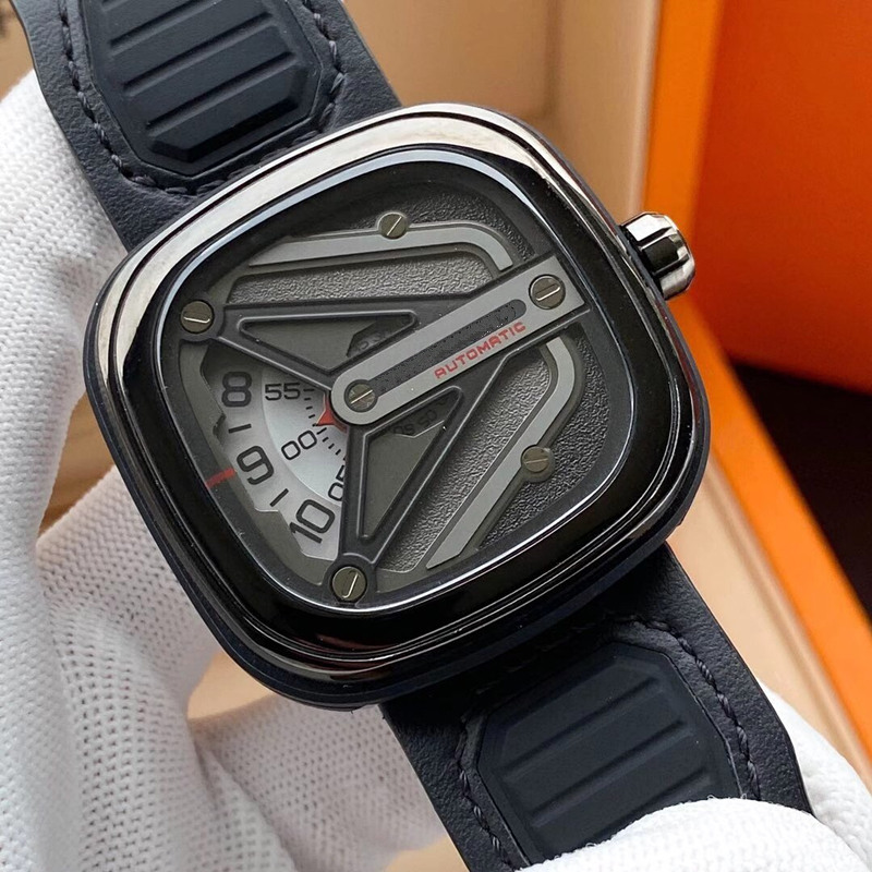 Wristwatches 47mm*15mm Automatic Watches For Man Bullrush Really 2021 2 Bands 316 Steel NFC Function Miyota 82S7, Black
Wristwatches 47mm*15mm Automatic Watches For Man Bullrush Really 2021 2 Bands 316 Steel NFC Function Miyota 82S7, Black